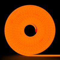 Гибкий неон ML-NF-6mm-Orange 12В, 10.5Вт/м, 6х12мм, 100LED/м, IP33, рез 10мм, оранжевый, 5м